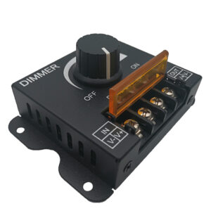 12v 24v Led Dimmer Switch 30a 360w Regulator Adjustable Controller Soft Stable Pwm Digital Dimming For Led Light Bar Led Dimmer Black