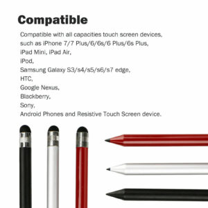 Precision Stylus Touch Screen Pen Pencil for iPhone iPad Samsung Tab  white