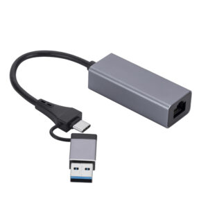 Usb 3.0 Hub Gigabit Ethernet Type-c to Network Adapter Usb-c to Rj45 Lan Port