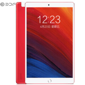 BDF 10.1 inch Tablet Computer MTK 6580 3G / 4G Call Tablet PC Android 7.0 5000mAh Battery Silver_With keyboard-European