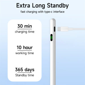 Stylus Pens Type-C Stylus Pen Palm Rejection Magnetic Installation Capacitive Pen Compatible For Ipad IPhone IOS System capacitive pen