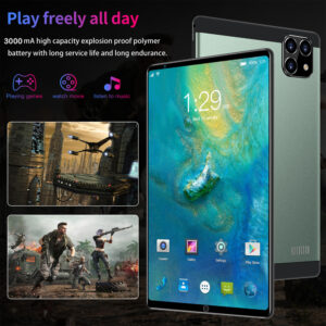 8 inch MTK6592 Octa-core Smart Tablet 1GB RAM 16GB ROM HD Display 3000mAh Ultra-thin Silver