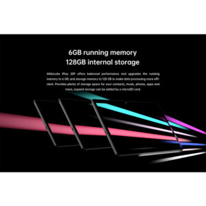 10.1-inch Full Hd Ips Screen Cube Iplay20 Tablet Pc 6gb+128gb Storage Helio P60 Octa-core Processor 6000mah Large Battery Tablet Black standard without charger