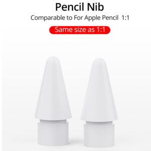 Pencil Nib Smooth Stylus Spare Replacement Tip For iPad Pencil 1st And 2nd Generation black