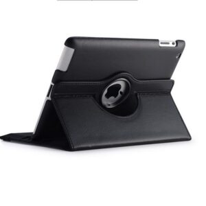 Protective Cover 360-degree Rotating Leather Case for Apple ipad  Air/ipad5 black