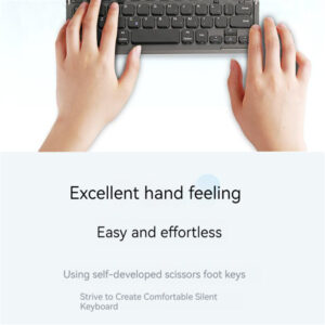 Folding Bluetooth Keyboard with Bracket Mini Portable Controller Universal