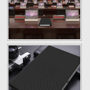 L9s Fingerprint Lock Multi Function Management Book Plan Notepad Agenda Business Meeting Notebook black