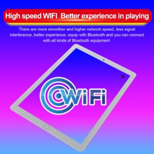 10.1-inch High-definition Gaming Tablet Gps Wifi Dual Camera ultra-thin Tablet Computer 4+64gb Silver UK plug