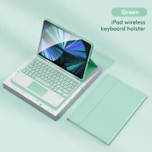 Bluetooth Keyboard with Protective Leather Case Set for iPad Pro11 Air5