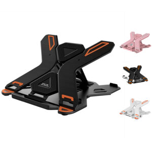 E5 Laptop Stand Multi-Angle Adjustable Laptop Riser Ergonomic Computer Stand Foldable Portable Desktop Holder
