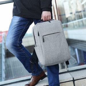 15.6 Inch Men Women Waterproof Laptop Backpack Multifunctional Large Capacity Usb Charging Case Laptop Bag For Work Travel grey