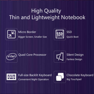 256G 512G SSD Windows 10 Laptop Portable Business Office Notebook Computer European plug 8+512G