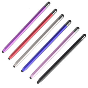 Stylus Pen Both Ends Workable Capacitive Pens Digital Stylish Pen Pencil For Most Capacitive Touch Screens pink